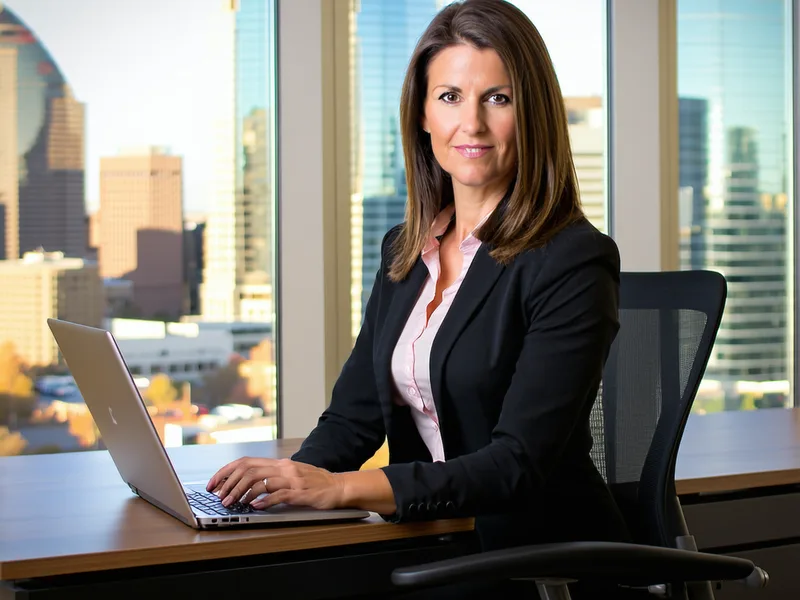 Caitlin Brooks, CEO and Co-Founder of Pipelark, in a modern Denver office setting